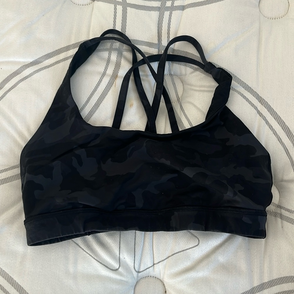 Lululemon sports bra size 10 Camo